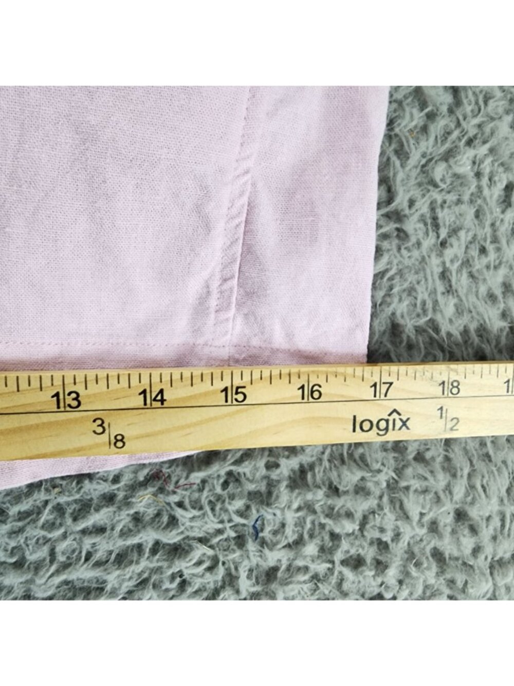 Gap Shorts Womens XXL Pink Linen Blend High Rise Drawstring - Picture 6 of 11